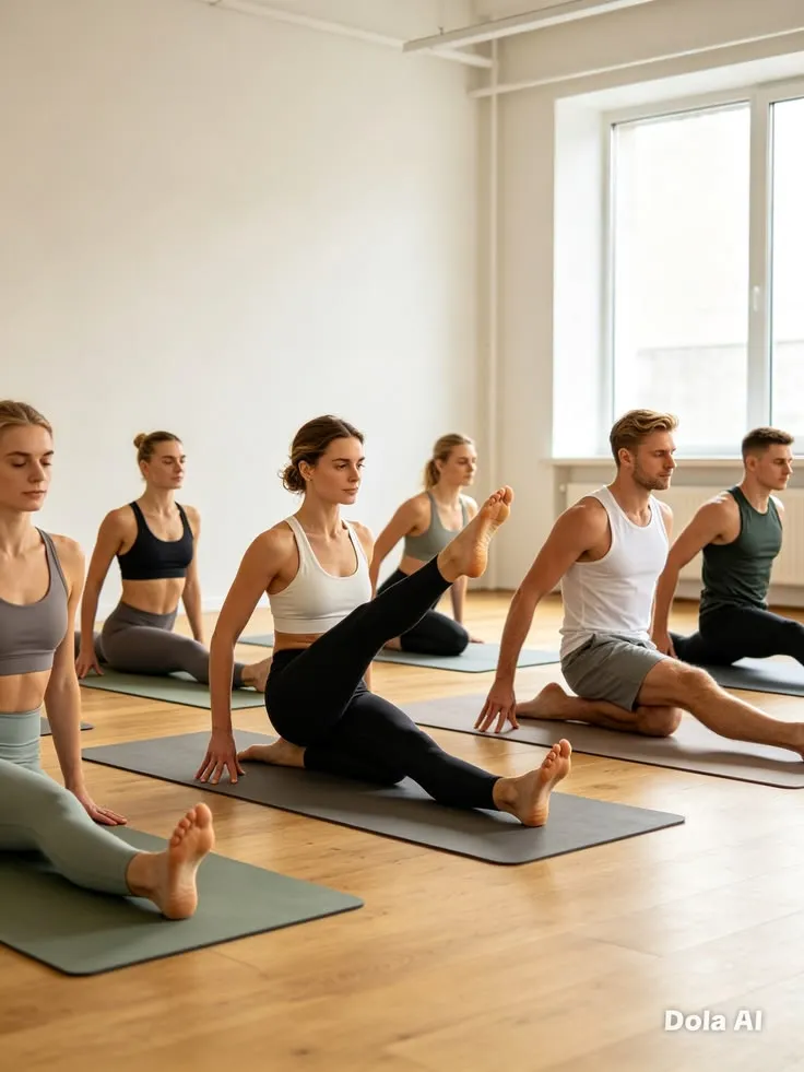 Gebalanceerde krachttraining met gewichten